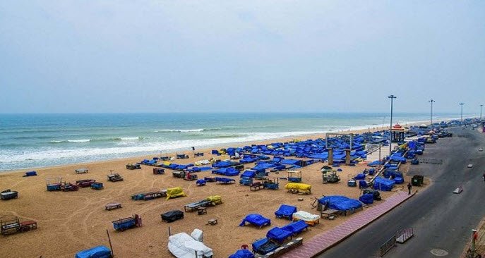 Blue Flag Beach, Puri, Odisha - Vushii.com Blue Flag Beach, Puri, Odisha - Vushii.com